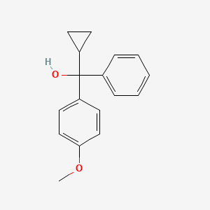 molecular formula C17H18O2 B1593701 (r)-Cyclopropyl(4-methoxyphenyl)phenylmethanol CAS No. 62587-03-5