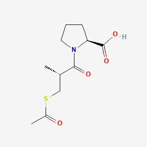 1-[(2r)-3-(Acetylsulfanyl)-2-methylpropanoyl]-l-proline