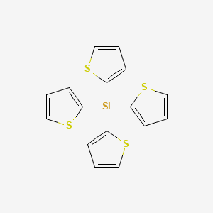 molecular formula C16H12S4Si B1593717 Tetrathiophen-2-ylsilane CAS No. 17940-73-7
