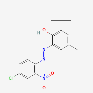 Phenol, 2-[(4-chloro-2-nitrophenyl)azo]-6-(1,1-dimethylethyl)-4-methyl-