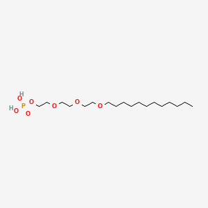 2-[2-[2-(Dodecyloxy)ethoxy]ethoxy]ethyl dihydrogen phosphate