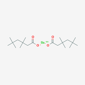 molecular formula C20H38BaO4 B1593730 barium(2+);bis(2,2-dimethyloctanoate) CAS No. 55172-98-0