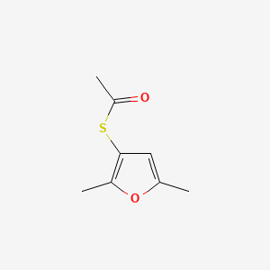 molecular formula C8H10O2S B1593733 Ethanethioic acid, S-(2,5-dimethyl-3-furanyl) ester CAS No. 55764-22-2