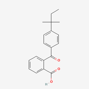 2-[4-(1,1-Dimethylpropyl)benzoyl]benzoic acid