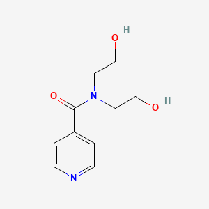 molecular formula C10H14N2O3 B1593741 N,N-Bis(2-hydroxyethyl)-4-pyridinecarboxamide CAS No. 70892-82-9