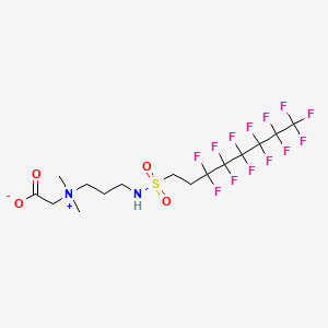 Carboxymethyldimethyl-3-[[(3,3,4,4,5,5,6,6,7,7,8,8,8-tridecafluorooctyl)sulphonyl]amino]propylammonium hydroxide