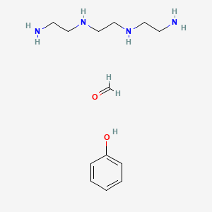 molecular formula C13H26N4O2 B1593746 N'-[2-(2-aminoethylamino)ethyl]ethane-1,2-diamine;formaldehyde;phenol CAS No. 32610-77-8