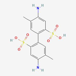 molecular formula C14H16N2O6S2 B1593756 O-TOLUIDINE DISULFONIC ACID CAS No. 83-83-0