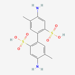 [1,1'-Biphenyl]-2,2'-disulfonic acid, 4,4'-diamino-5,5'-dimethyl-