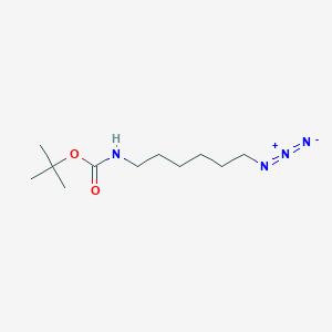 molecular formula C11H22N4O2 B159376 6-叠氮-N-Boc-己基胺 CAS No. 129392-87-6