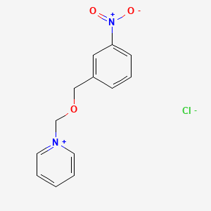 1-(((3-Nitrobenzyl)oxy)methyl)pyridin-1-ium chloride