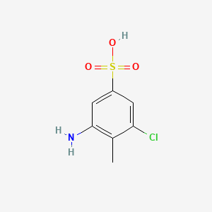 Benzenesulfonic acid, 3-amino-5-chloro-4-methyl-