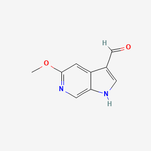 5-methoxy-1H-pyrrolo[2,3-c]pyridine-3-carbaldehyde