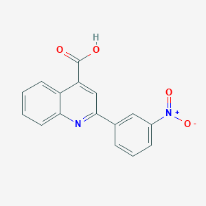 molecular formula C16H10N2O4 B1593810 2-(3-Nitrophenyl)quinoline-4-carboxylic acid CAS No. 70097-12-0