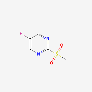 molecular formula C5H5FN2O2S B1593816 5-Fluoro-2-(methylsulfonyl)pyrimidine CAS No. 6090-38-6