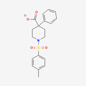 molecular formula C19H21NO4S B1593832 4-Phenyl-1-(p-tolylsulphonyl)piperidine-4-carboxylic acid CAS No. 84255-02-7