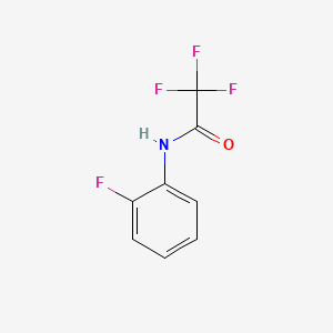 molecular formula C8H5F4NO B1593834 2,2,2-trifluoro-N-(2-fluorophenyl)acetamide CAS No. 61984-68-7