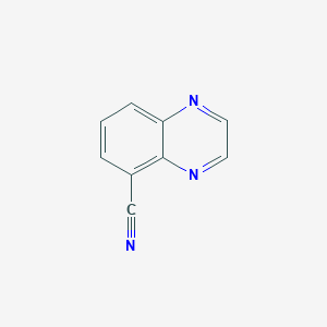molecular formula C9H5N3 B1593841 quinoxaline-5-carbonitrile CAS No. 77130-32-6