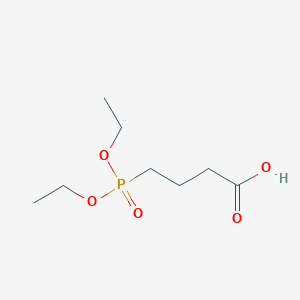 molecular formula C8H17O5P B1593849 4-(二乙氧磷酰基)丁酸 CAS No. 38694-48-3