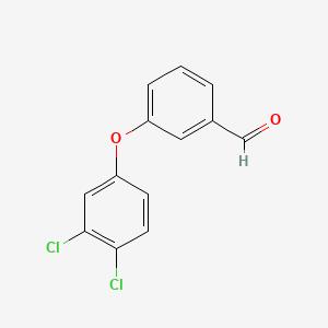 molecular formula C13H8Cl2O2 B1593852 3-(3,4-二氯苯氧基)苯甲醛 CAS No. 79124-76-8
