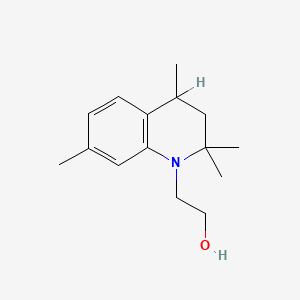 molecular formula C15H23NO B1593854 1(2H)-Quinolineethanol, 3,4-dihydro-2,2,4,7-tetramethyl- CAS No. 53817-44-0