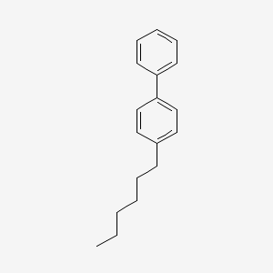 molecular formula C18H22 B1593862 4-Hexylbiphenyl CAS No. 59662-31-6