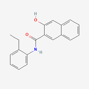 molecular formula C19H17NO2 B1593866 2-Naphthalenecarboxamide, N-(2-ethylphenyl)-3-hydroxy- CAS No. 68911-98-8