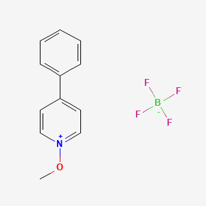 molecular formula C12H12BF4NO B1593868 1-Methoxy-4-phenylpyridinium tetrafluoroborate CAS No. 63123-42-2