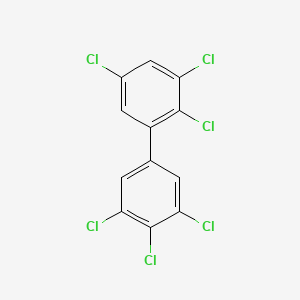 molecular formula C12H4Cl6 B1593879 2,3,3',4',5,5'-Hexachlorobiphenyl CAS No. 39635-34-2