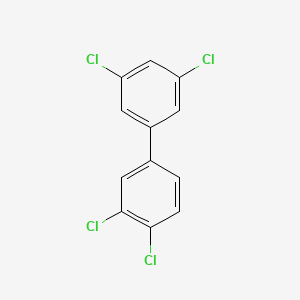 molecular formula C12H6Cl4 B1593882 3,3',4,5'-Tetrachlorobiphenyl CAS No. 41464-48-6