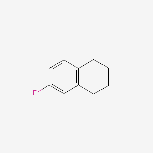 molecular formula C10H11F B1593897 6-Fluoro-1,2,3,4-tetrahydronaphthalene CAS No. 2840-40-6