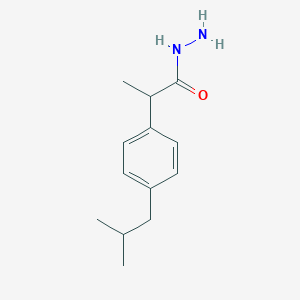 molecular formula C13H20N2O B159390 2-(4-Isobutylphenyl)propanohydrazide CAS No. 127222-69-9