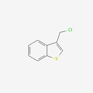 molecular formula C9H7ClS B1593900 3-(Chloromethyl)benzo[b]thiophene CAS No. 3216-47-5
