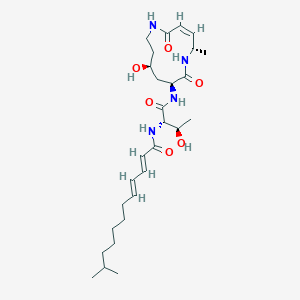 molecular formula C28H46N4O6 B159391 Cepafungin I CAS No. 130743-08-7
