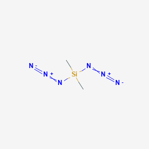 molecular formula C2H6N6Si B1593911 Silane, diazidodimethyl- CAS No. 4774-73-6