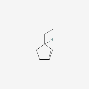 molecular formula C7H12 B1593912 3-Ethylcyclopentene CAS No. 694-35-9