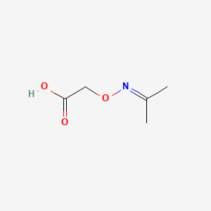 molecular formula C5H9NO3 B1593913 Acetic acid, [[(1-methylethylidene)amino]oxy]- CAS No. 5382-89-8