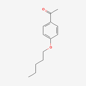 molecular formula C13H18O2 B1593914 Ethanone, 1-[4-(pentyloxy)phenyl]- CAS No. 5467-56-1