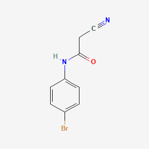 molecular formula C9H7BrN2O B1593930 N-(4-bromophenyl)-2-cyanoacetamide CAS No. 24522-26-7