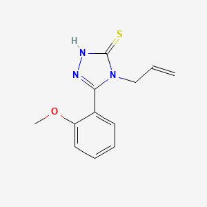 molecular formula C12H13N3OS B1593931 4-allyl-5-(2-methoxyphenyl)-4H-1,2,4-triazole-3-thiol CAS No. 23195-30-4