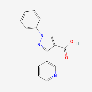 1-Phenyl-3-pyridin-3-yl-1H-pyrazole-4-carboxylic acid