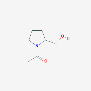 molecular formula C7H13NO2 B1593936 1-(2-(Hydroxymethyl)pyrrolidin-1-yl)ethanone CAS No. 27822-68-0