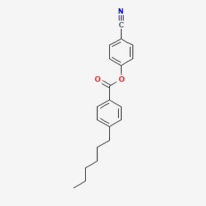 molecular formula C20H21NO2 B1593947 4-氰基苯基 4-己基苯甲酸酯 CAS No. 50793-85-6