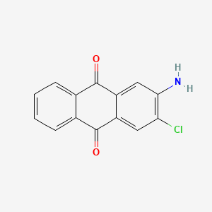 molecular formula C14H8ClNO2 B1593952 2-氨基-3-氯蒽醌 CAS No. 84-46-8