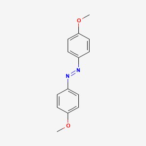 molecular formula C14H14N2O2 B1593955 4,4'-偶氮二苯醚 CAS No. 501-58-6