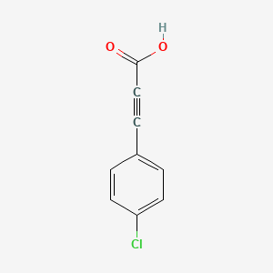 molecular formula C9H5ClO2 B1593965 3-(4-氯苯基)丙炔酸 CAS No. 3240-10-6