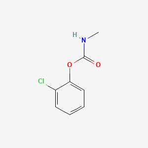 molecular formula C8H8ClNO2 B1593966 2-Chlorophenyl methylcarbamate CAS No. 3942-54-9