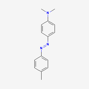 molecular formula C15H17N3 B1593967 4'-Methyl-p-dimethylaminoazobenzene CAS No. 3010-57-9