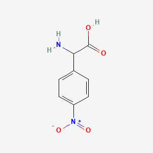 B1593976 2-Amino-2-(4-nitrophenyl)acetic acid CAS No. 5407-25-0