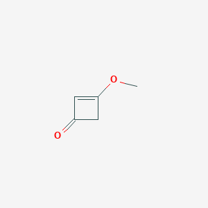 molecular formula C5H6O2 B159398 3-Methoxycyclobut-2-en-1-one CAS No. 127230-97-1